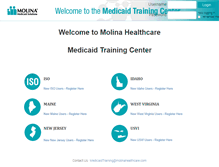 Tablet Screenshot of molinamedicaidsolutions.elogiclearning.com
