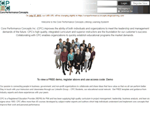 Tablet Screenshot of coreperformanceconcepts.elogiclearning.com
